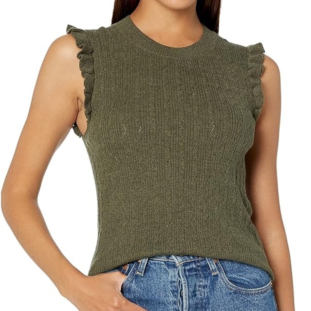 Paige Gardenia sleeveless sweater